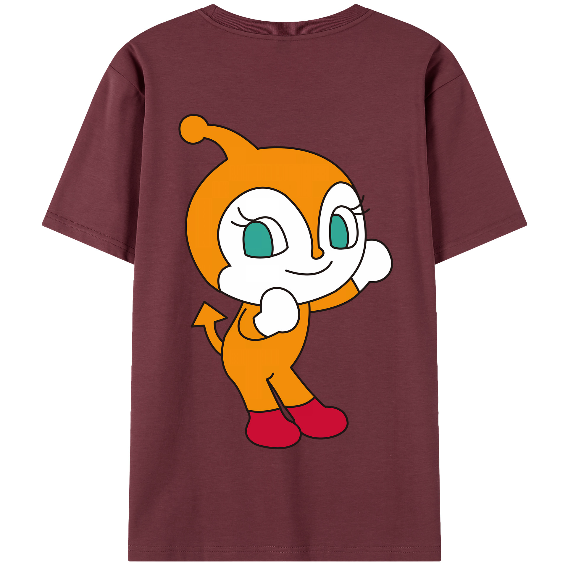 （画像用） アンパンマン Anpanman 綿100％半袖Tシャツ（背面プリント）